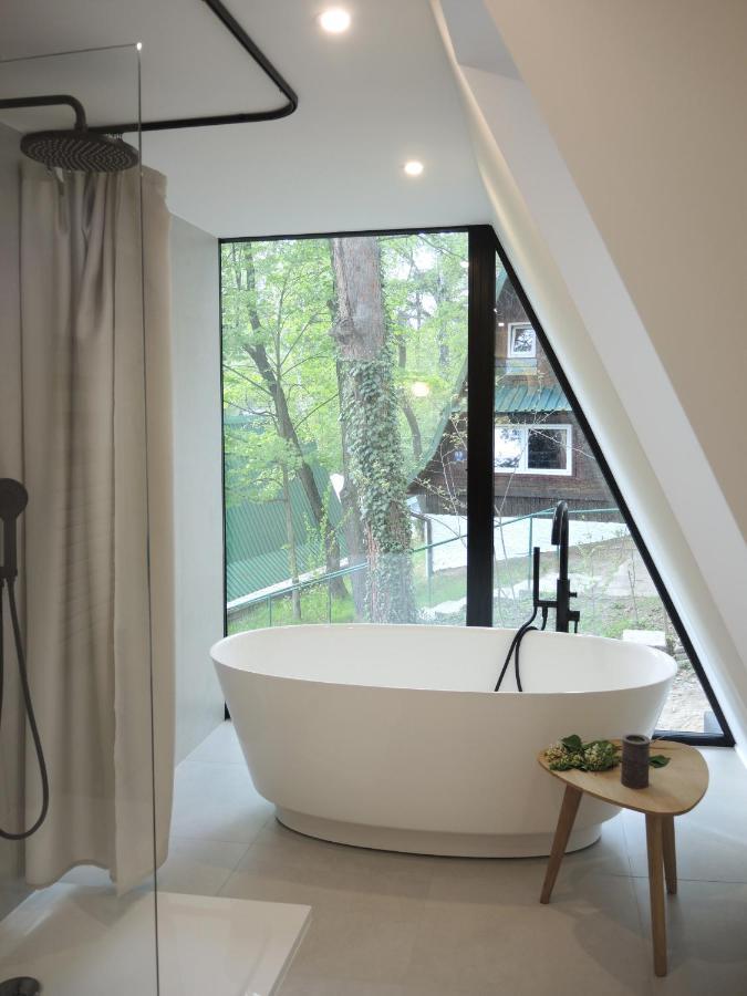 Domek Modern Brda Nysa Exteriör bild